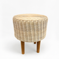 Doğal Rattan Puf