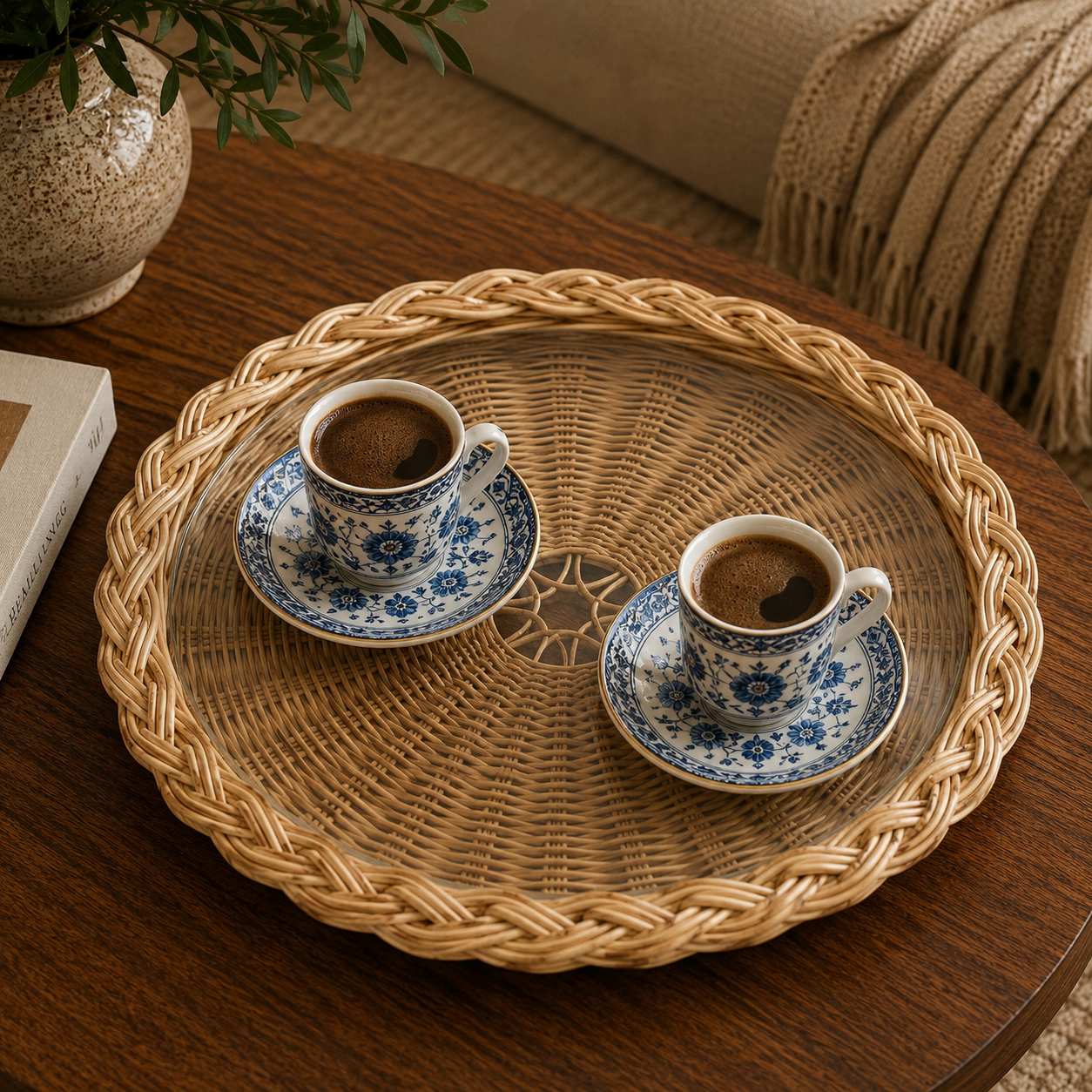 Rattan Tepsi