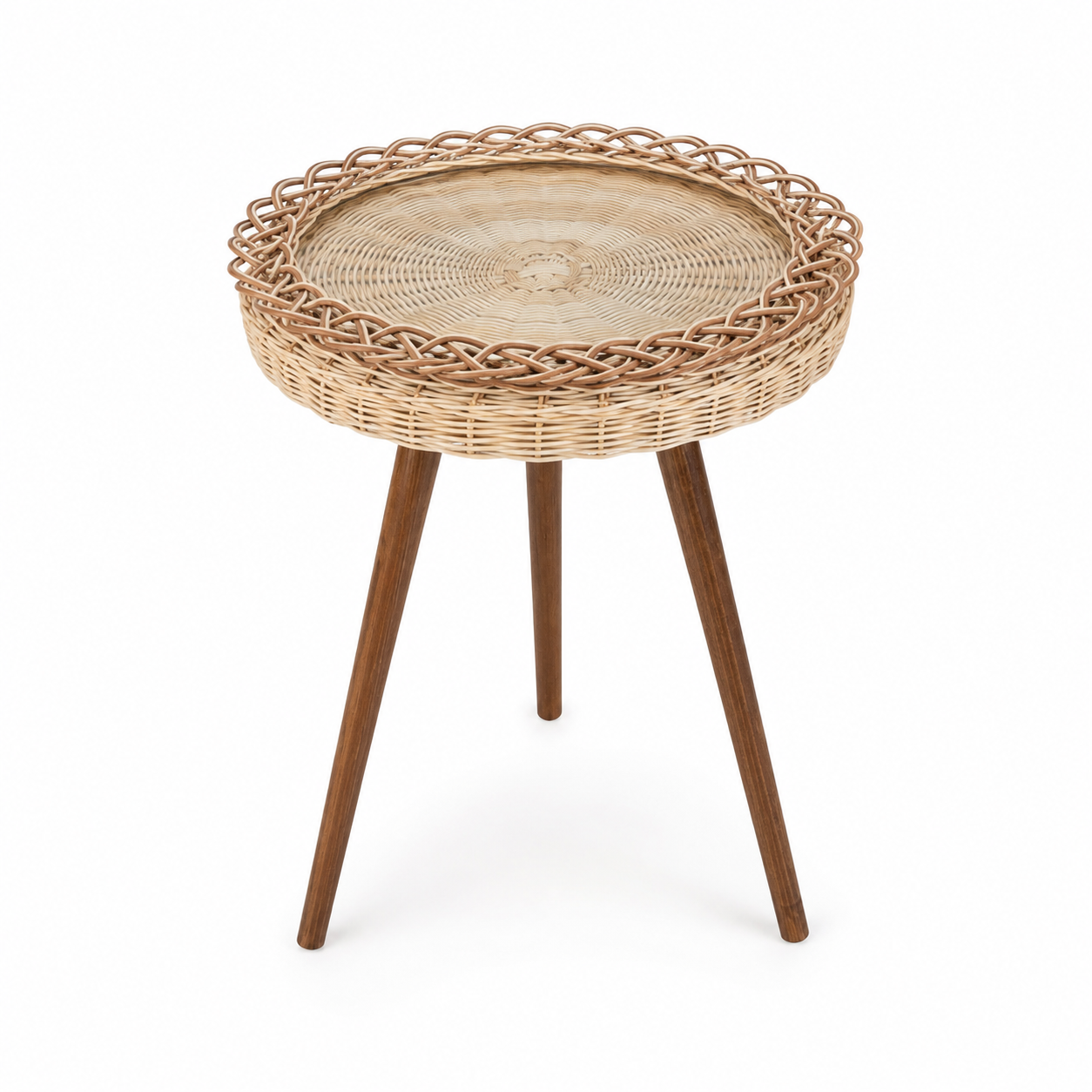 Rattan Camlı Sehpa Workshop