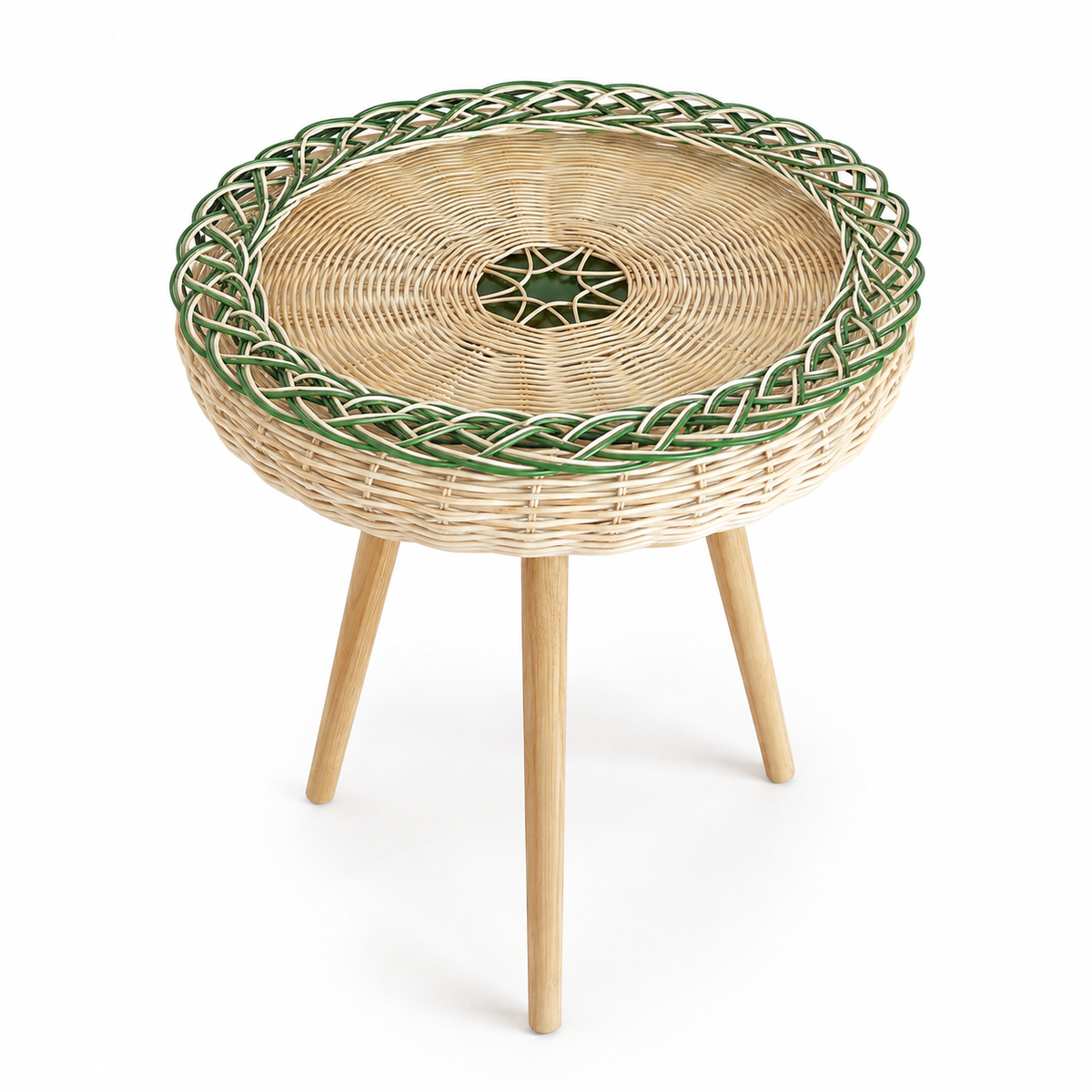 Rattan Camlı Sehpa Workshop