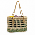 Rattan Kafesli Çanta