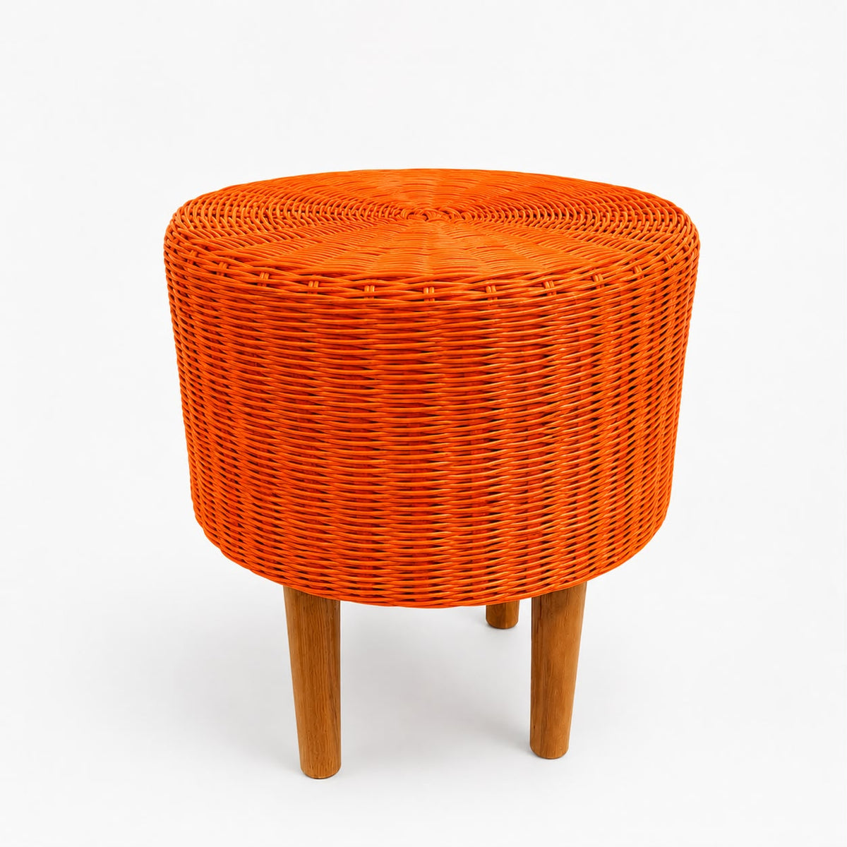 Doğal Rattan Puf