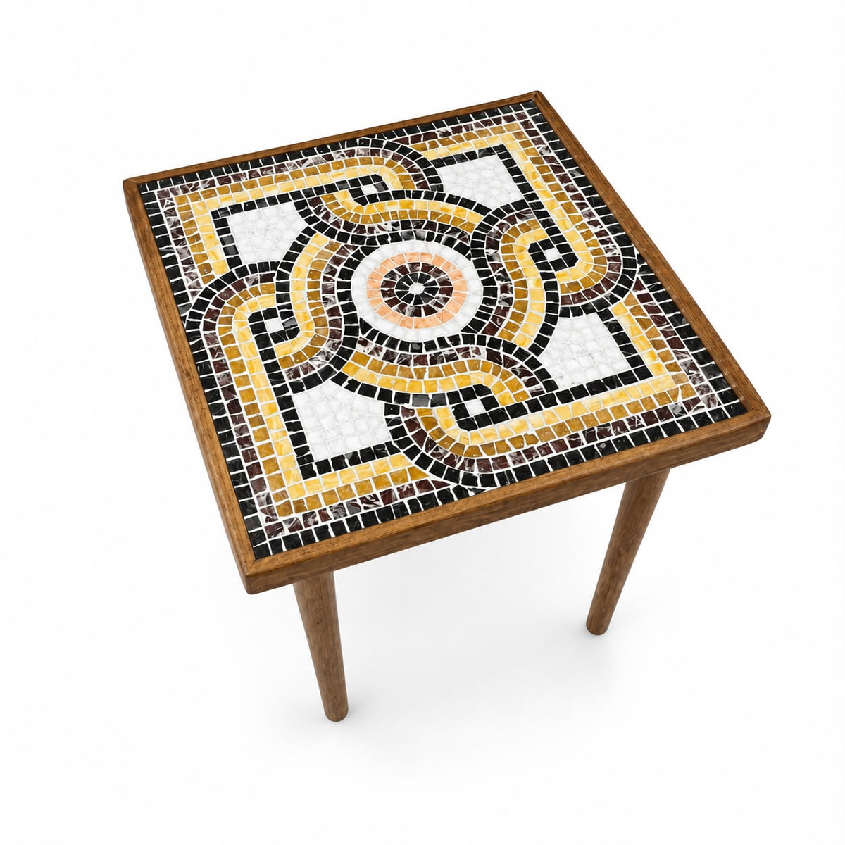 Doğal Taş Mozaik Standart Sehpa Workshop