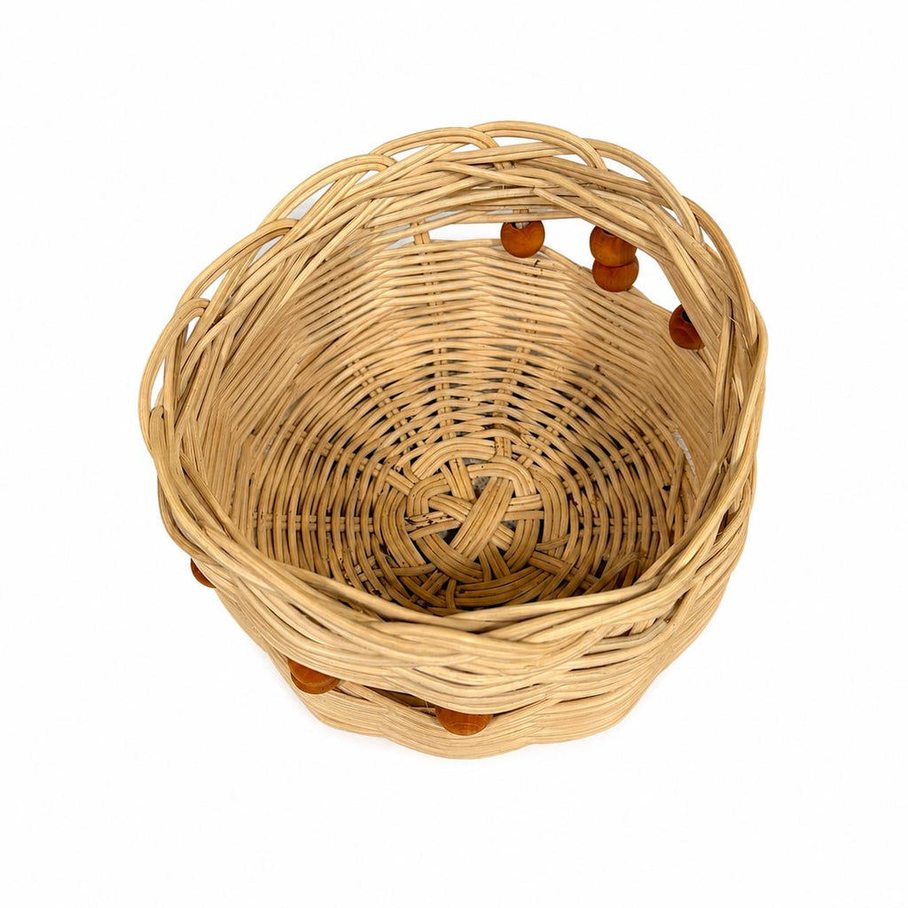 Doğal Rattan Boncuklu Sepet Workshop